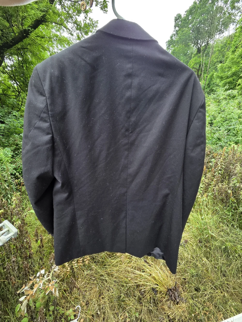 Dockers Men's Black Sport Coat Blazer Jacket Size 44R Two Button Classic